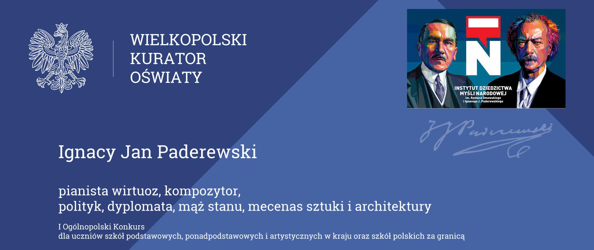 Konkurs dla Polonii Ignacy Jan Paderewski: