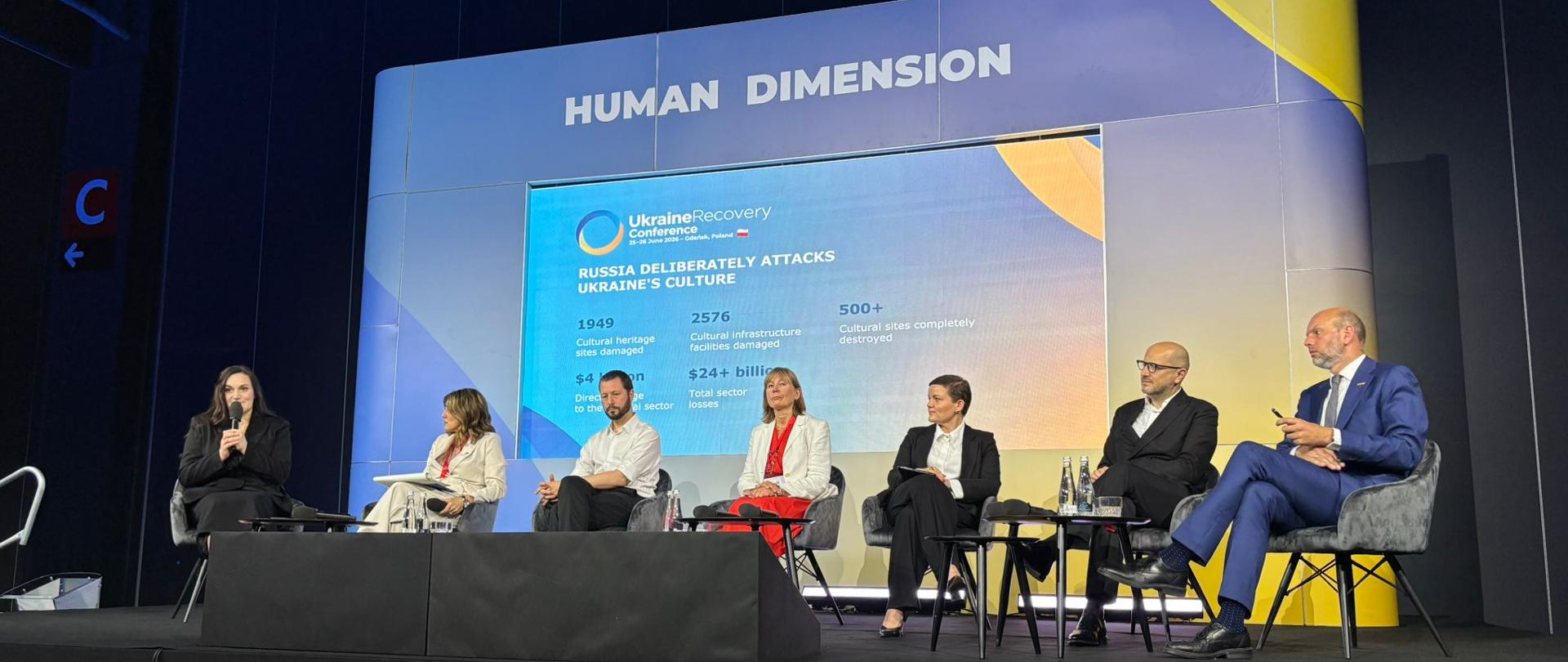 Rozmawiamy o roli kultury w odbudowie Ukrainy podczas Ukraine Recovery Conference 2026, fot. MKiDN