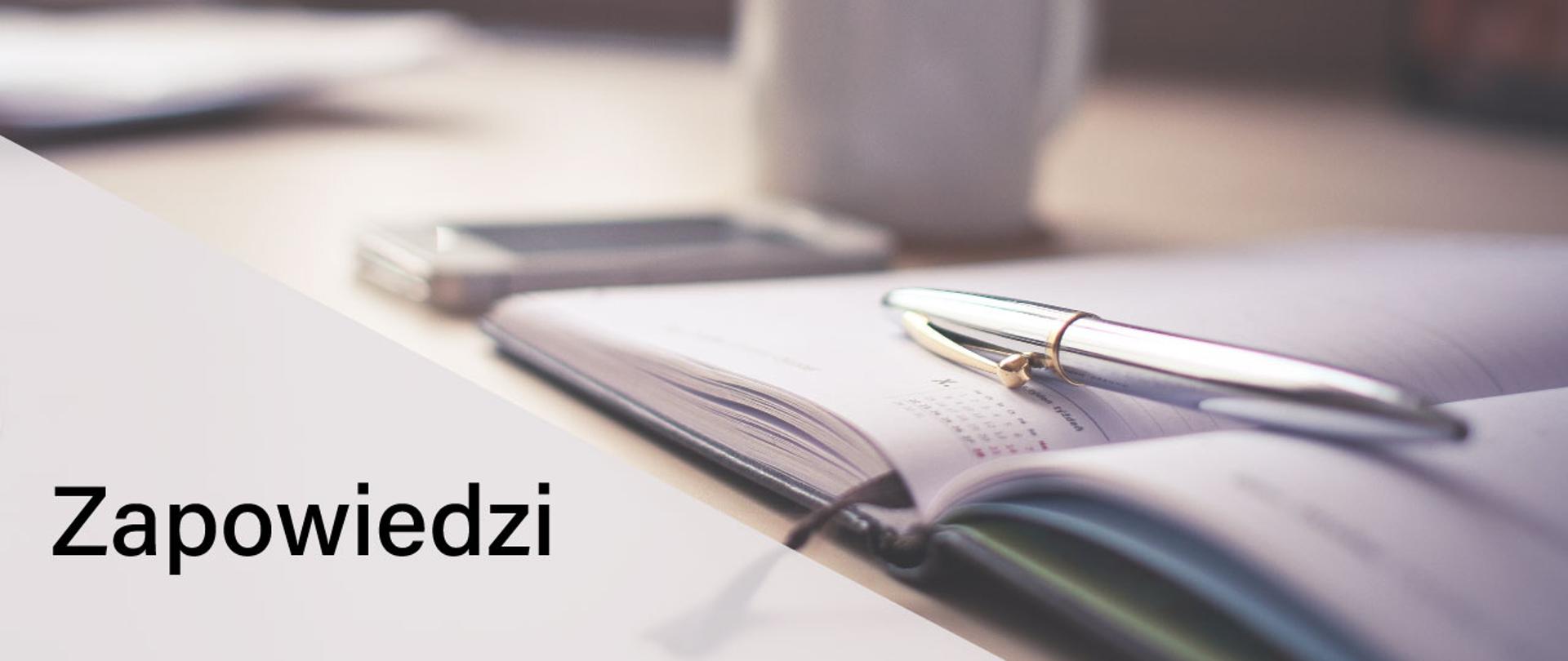 Kalendarz z długopisem