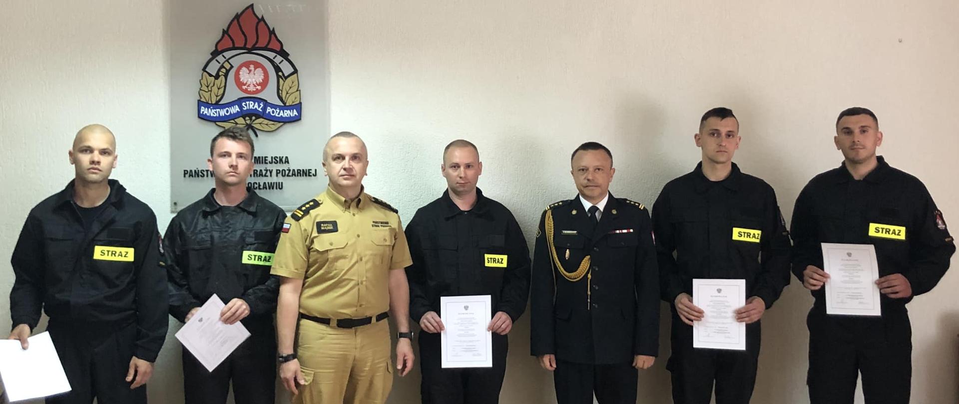 Ślubowanie nowych strażaków 