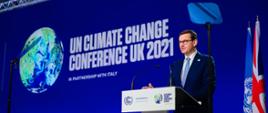 Premier Mateusz Morawiecki na szczycie klimatycznym COP26