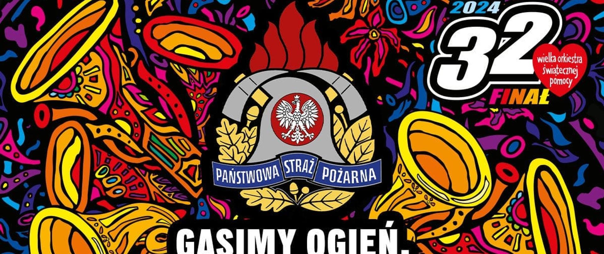 Zdjęcie przedstawia logo 32 finału WOŚP
