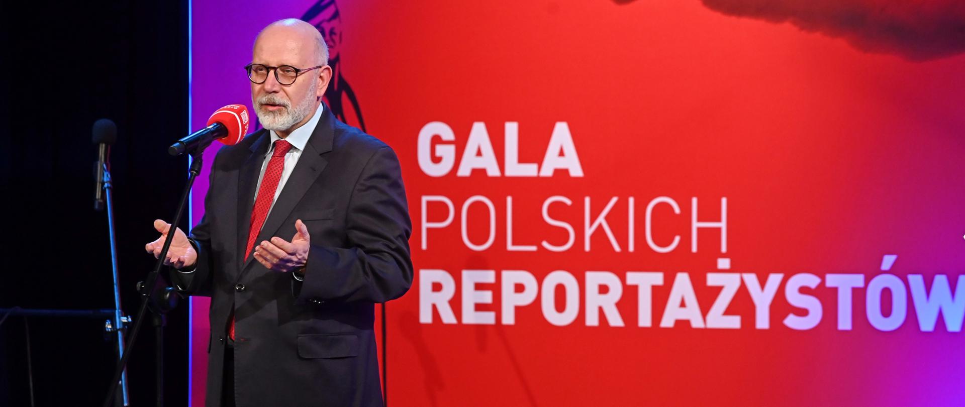Studio Koncertowe Polskiego Radia im. Agnieszki Osieckiej - XVII Gala Polskich Reportażystów Melchiory 2022, Przewodniczący KRRiT Maciej Świrski,
