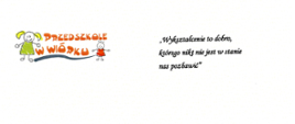 podziękowanie Przedszkole w Wiórku