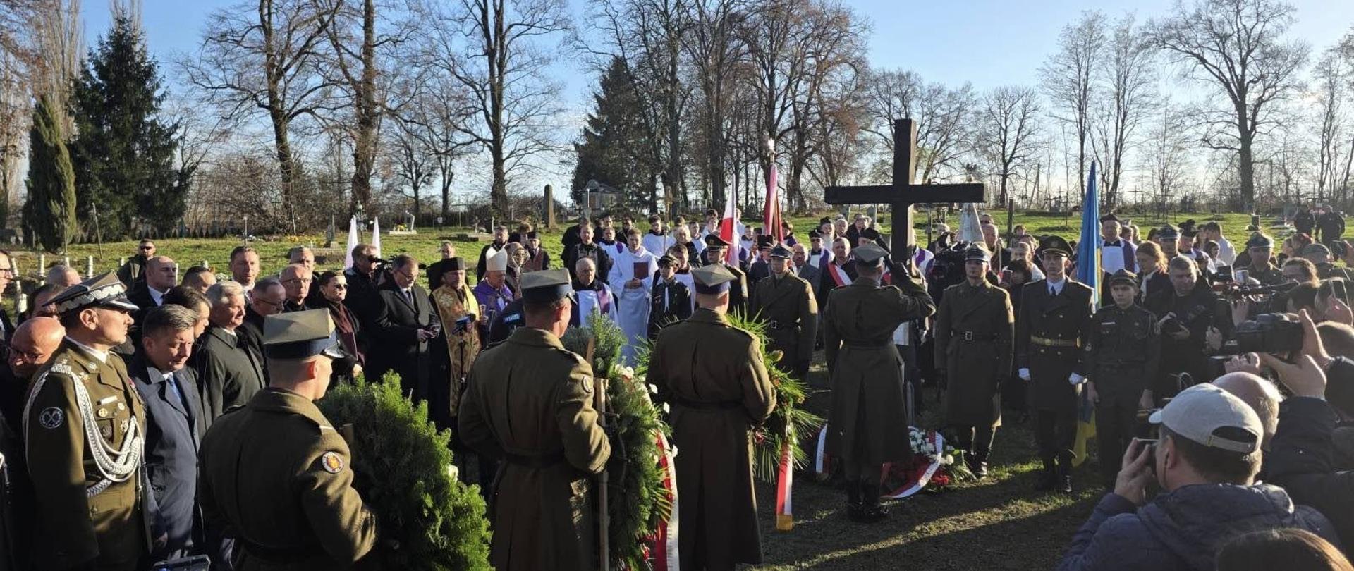 Uroczystości pogrzebowe żołnierzy Wojska Polskiego poległych we wrześniu 1939 r. w obronie Lwowa