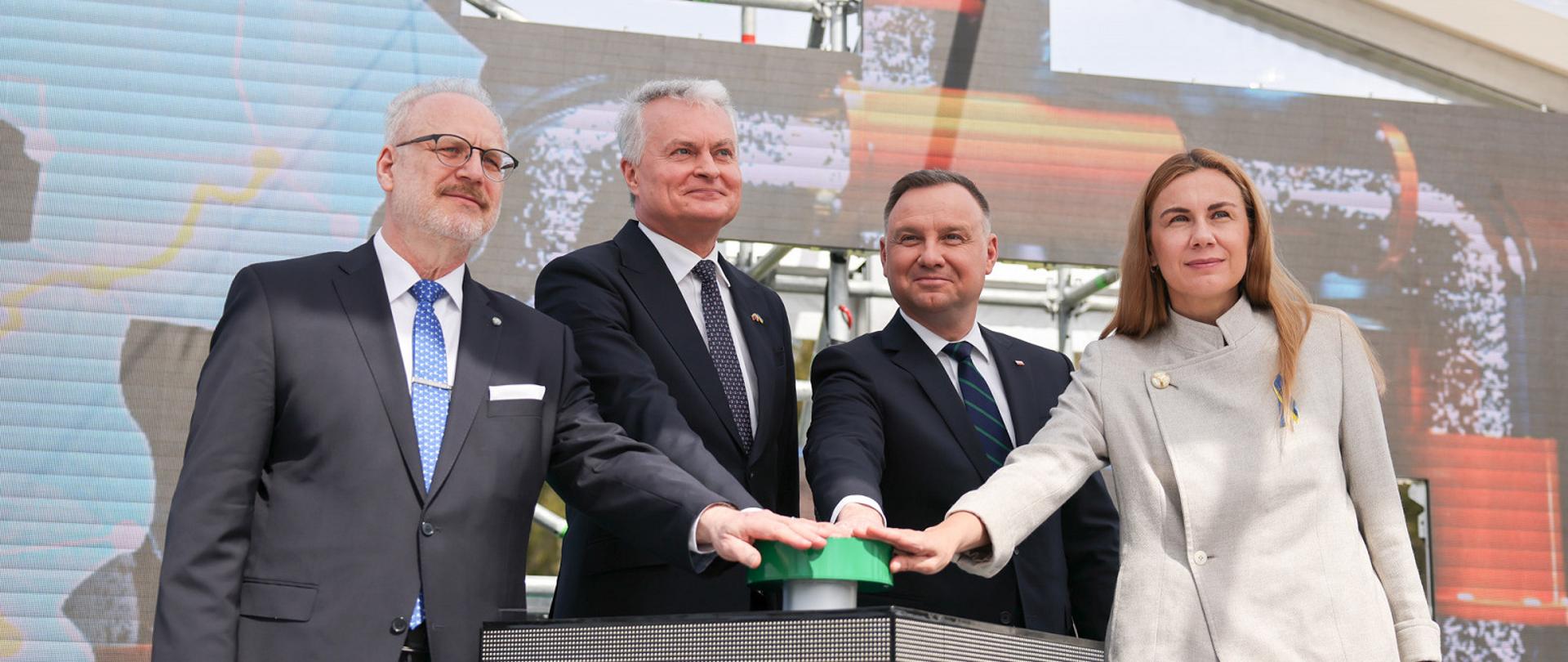 Dujų jungties GIPL atidarymo ceremonija