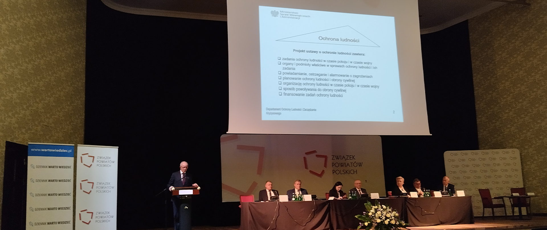 Wystąpienie wiceministra Wiesława Leśniakiewicza