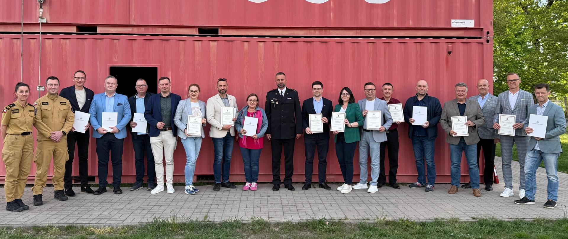 Zakończenie pierwszego szkolenia stacjonarnego dla samorządowców.