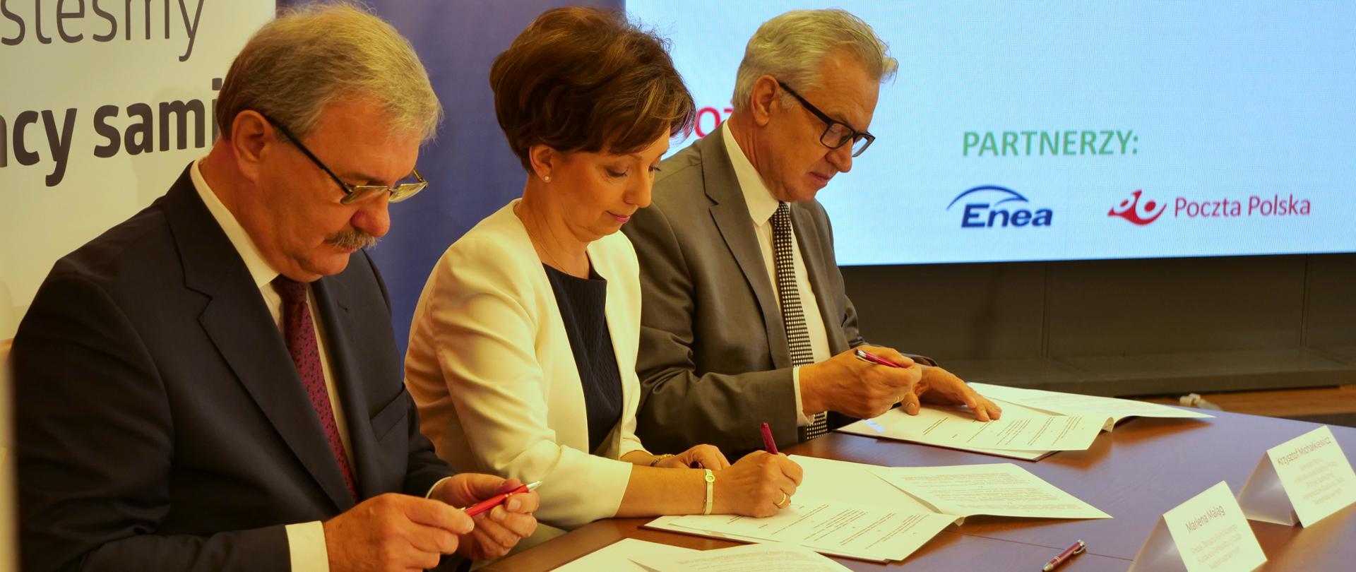 Podpisanie porozumienia w spr. programu „Aktywni plus”