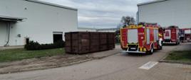 Miejscowe zagrożenie w budynku produkcyjnym w Rogoźnie 