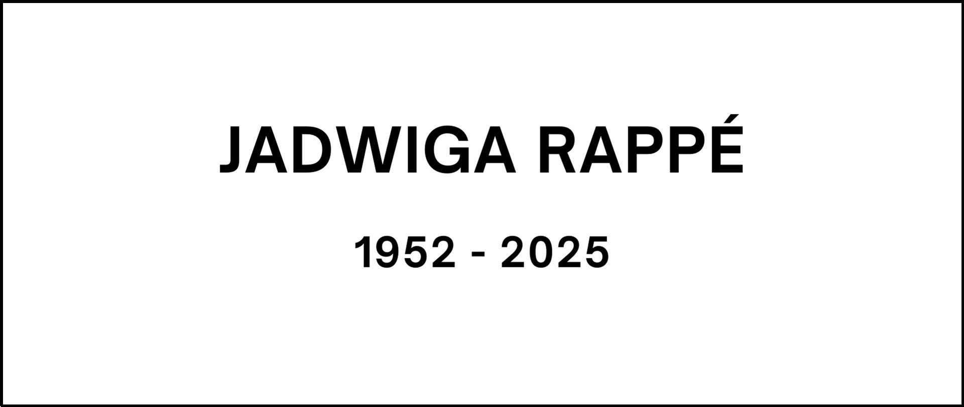 Grafika - Jadwiga Rappé - 1952-2025