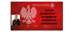 Prawidłowe zachowania podczas burz