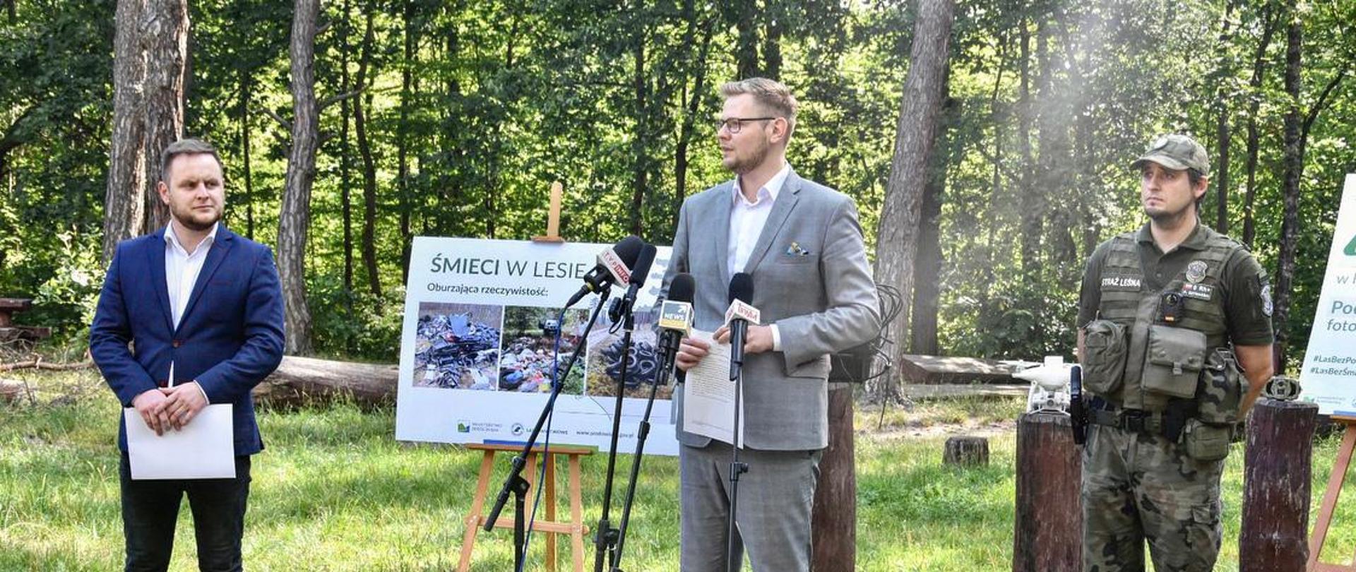 Śmiecenie w lesie kary