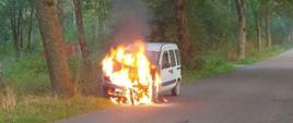 Pożar samochodu