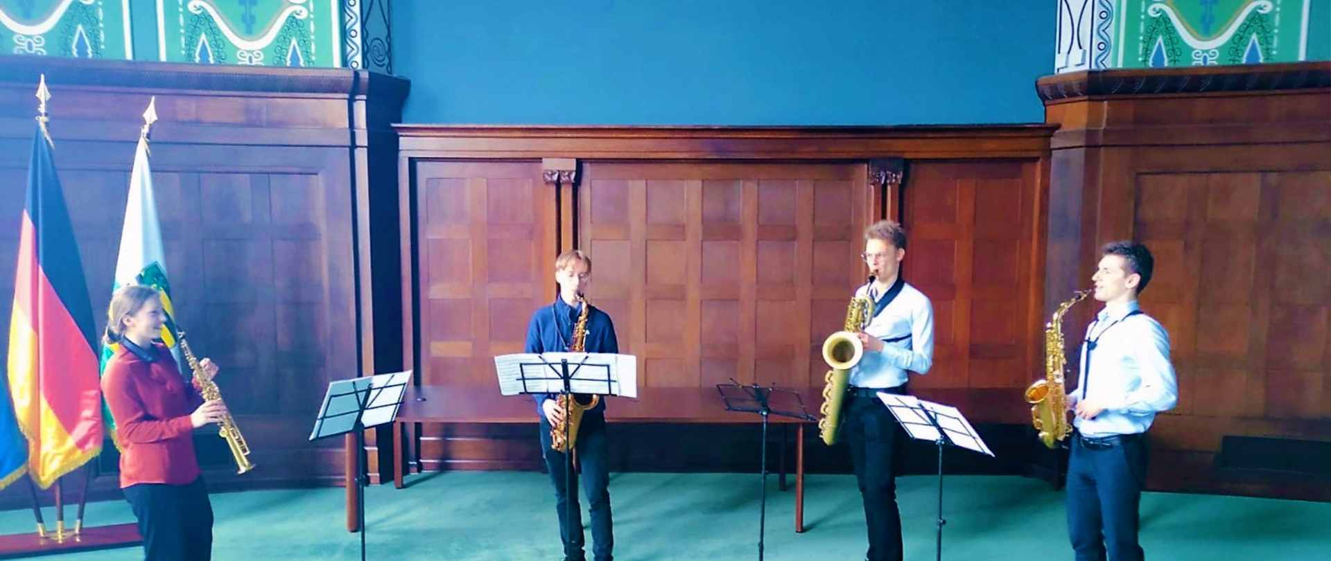 koncert kwartetu saksofonowego w Dreźnie