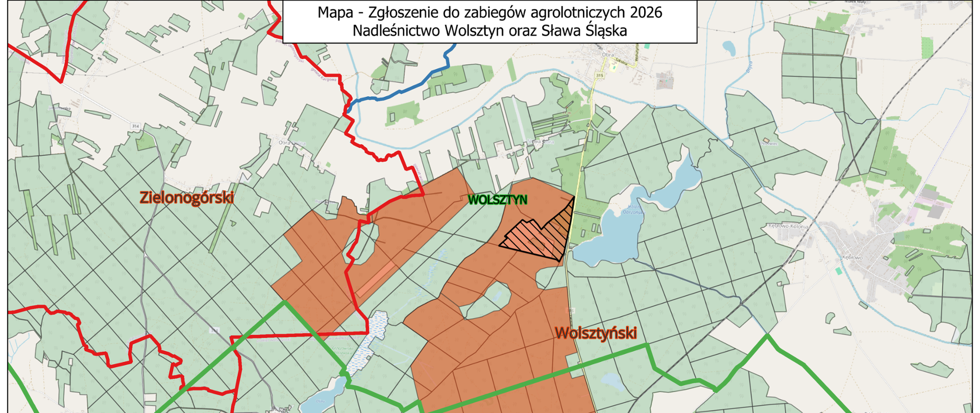 Zabiegi agrolotnicze w Nadleśnictwie Sława i Wolsztyn