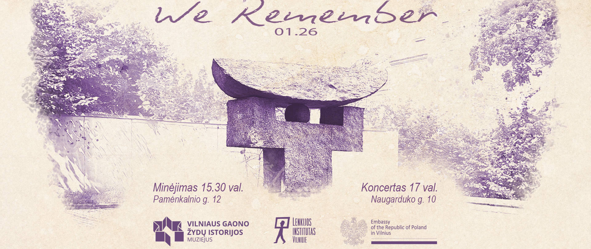 Vizuala - Čijunės Sugiharos paminklas Vilniuje