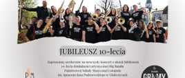 Jubileusz 10-lecia pracy artystycznej Big Bandu Państwowej Szkoły Muzycznej I stopnia im Ignacego Jana Paderewskiego w Głubczycach - 29 maja 2024 r. godzina 17:00
