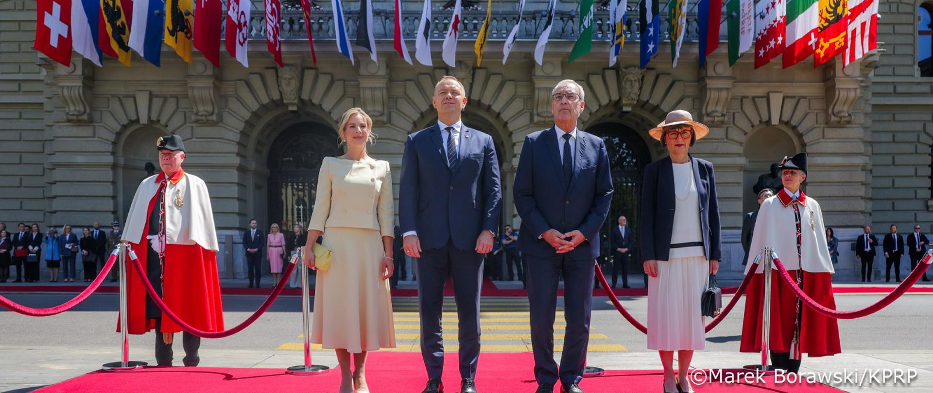 Offizieller Besuch des Präsidenten der Republik Polen Karol Nawrocki und seiner Ehefrau Marta Nawrocka in der Schweiz