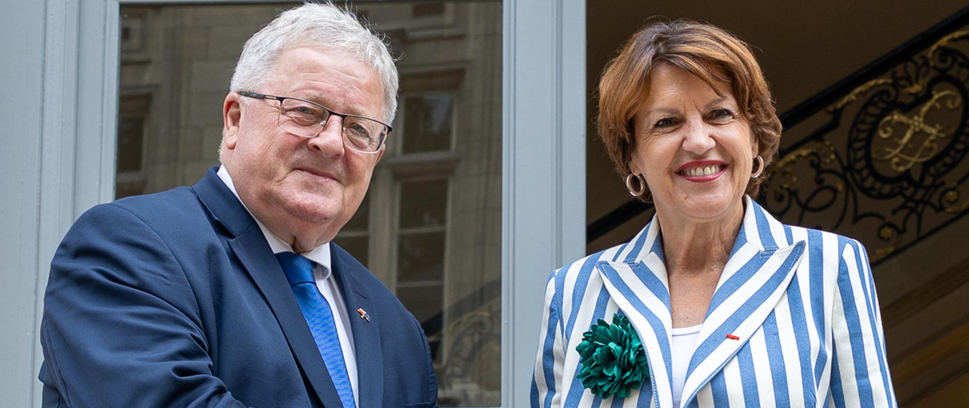 Minister Czesław Siekierski z minister Annie Genevard