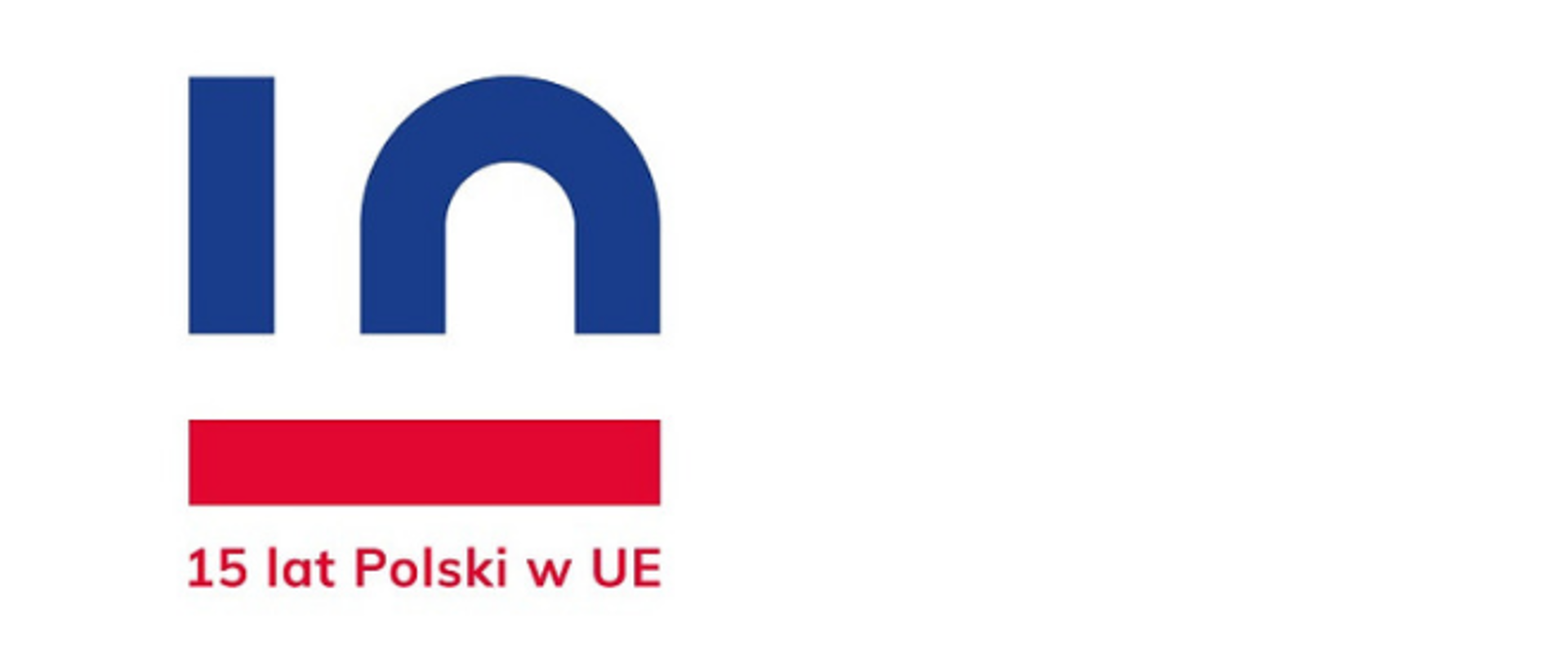 Logotyp - 15 lat Polsk iw UE