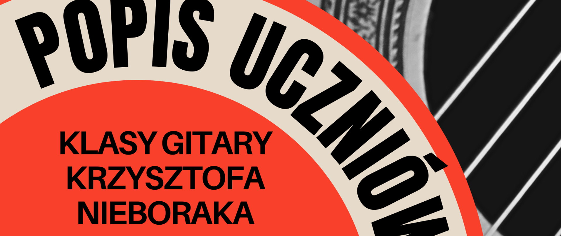 Popis uczniów klasy gitary Krzysztofa Nieboraka