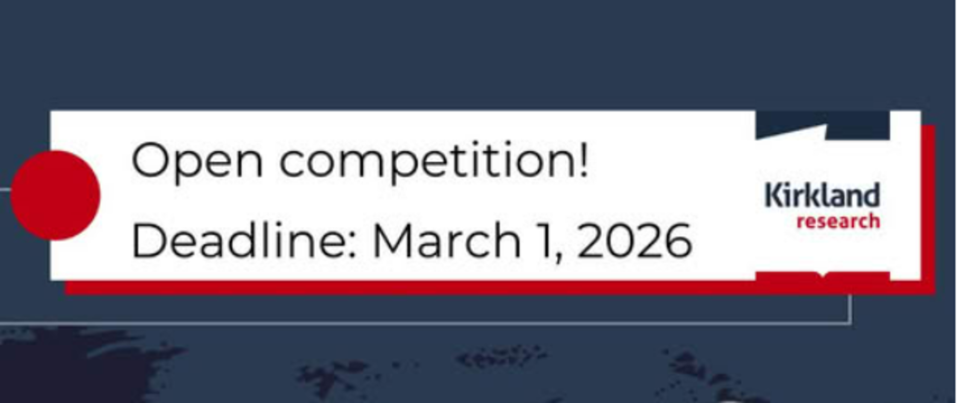 Ogłoszenie dotyczące Kirkland Research Program 2026