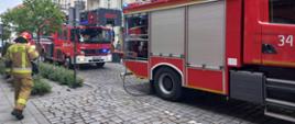 Pożar mieszkania na ulicy Zamkowej [21.04.2024]