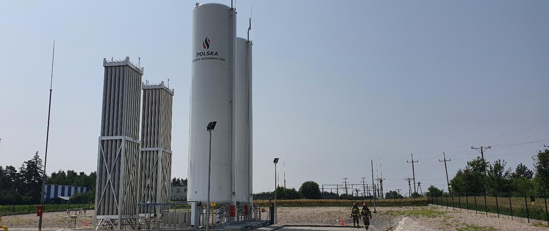 Praktyczne ćwiczenia w stacji regazyfikacji skroplonego gazu LNG.