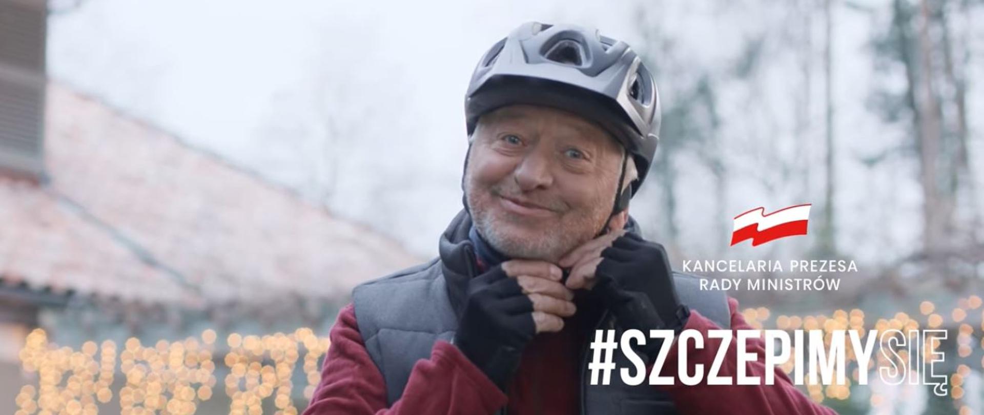 Aktor Stanisław Banasiuk promuje akcję #SzczepimySię