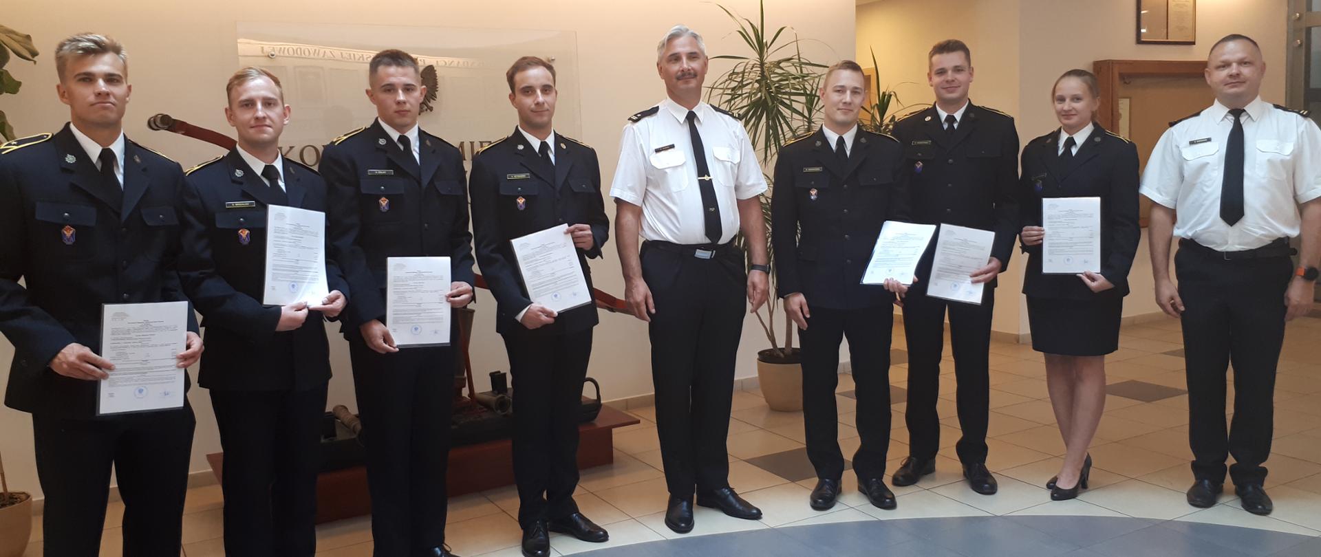 PRZYJĘCIA DO SŁUŻBY ABSOLWENTÓW SZKOŁY ASPIRANTÓW PSP W POZNANIU