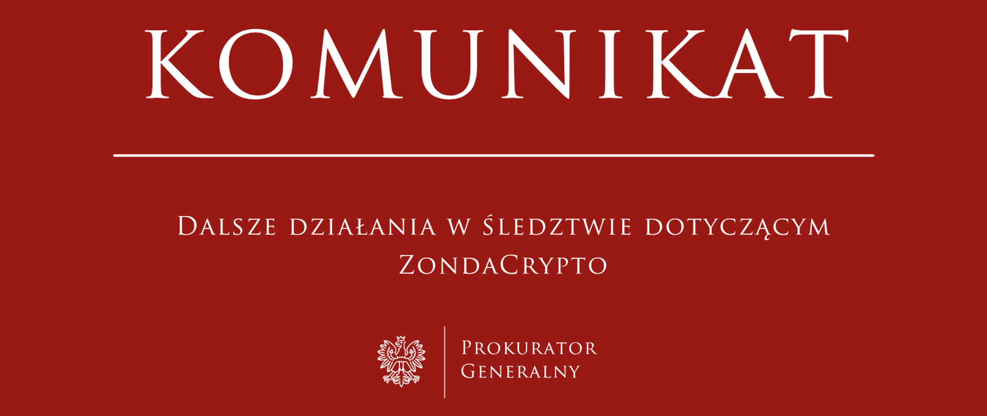 Dalsze działania w śledztwie dotyczącym ZondaCrypto
