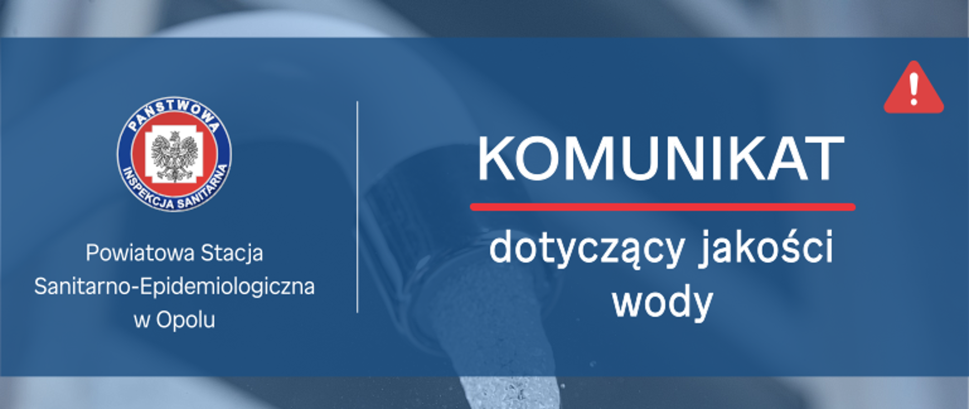 Komunikat dotyczący jakości wody