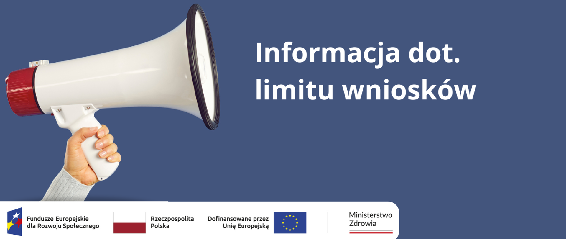 Informacja dotycząca limitu wniosków