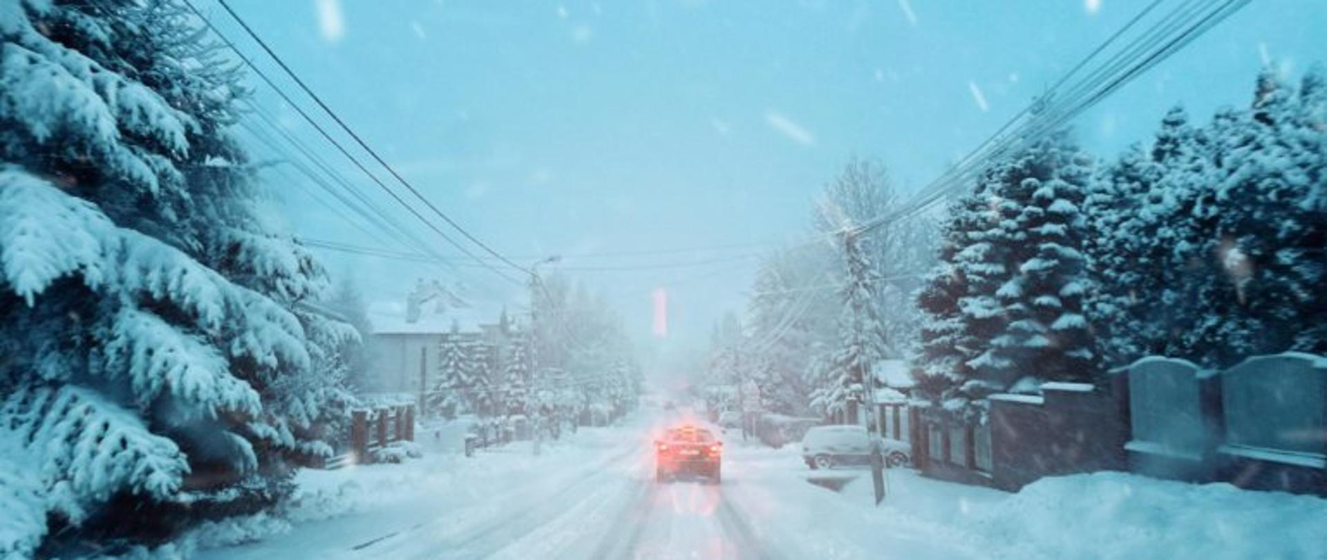 Atak zimy na Podkarpaciu