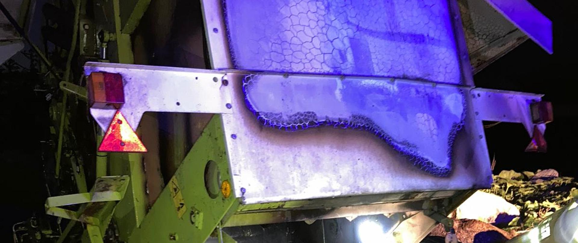 Pożar prasy belującej w m. Konarzewo-Marcisze