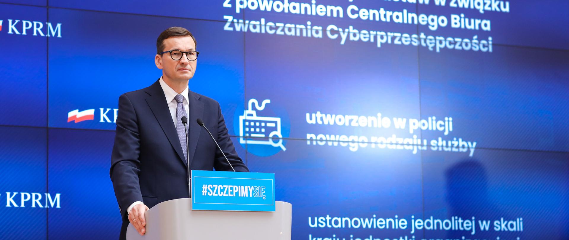 Prime minister Mateusz Morawiecki.