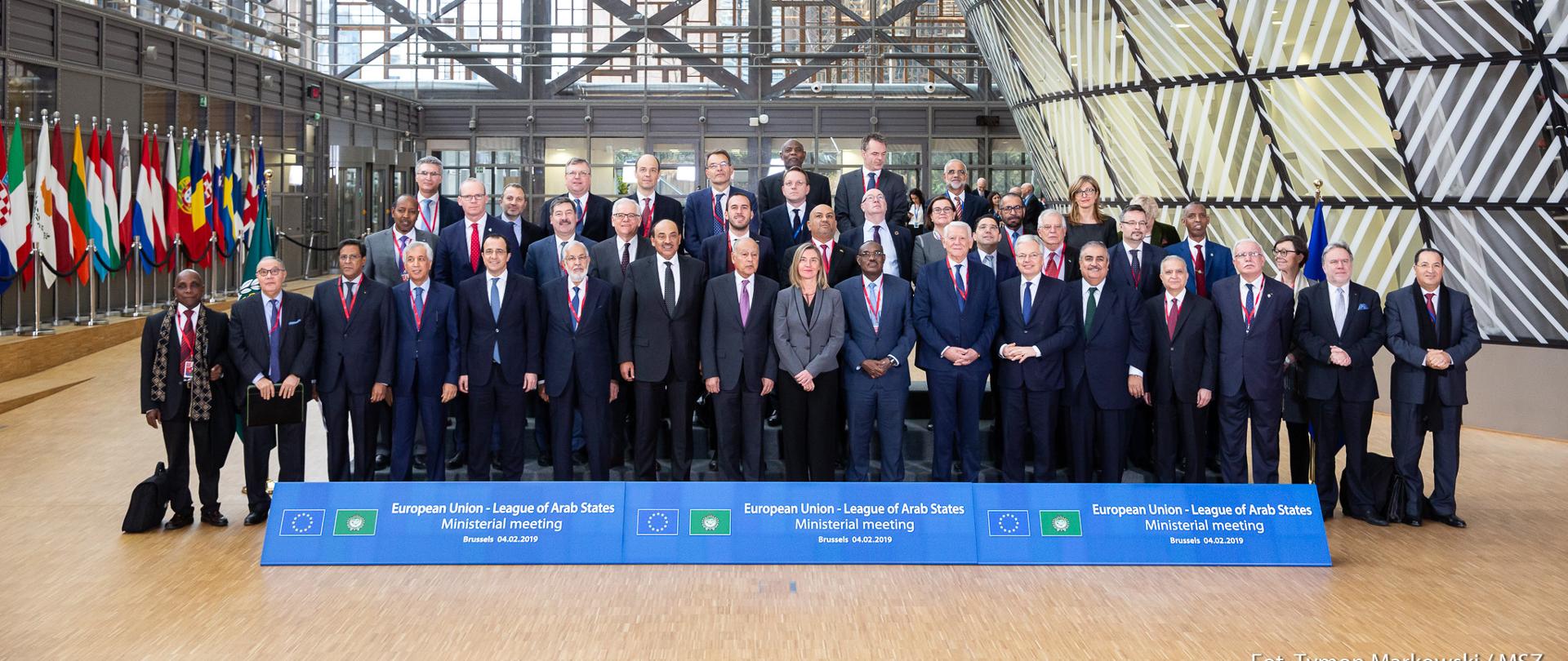 Minister Jacek Czaputowicz attends EU-League of Arab States ministerial meeting