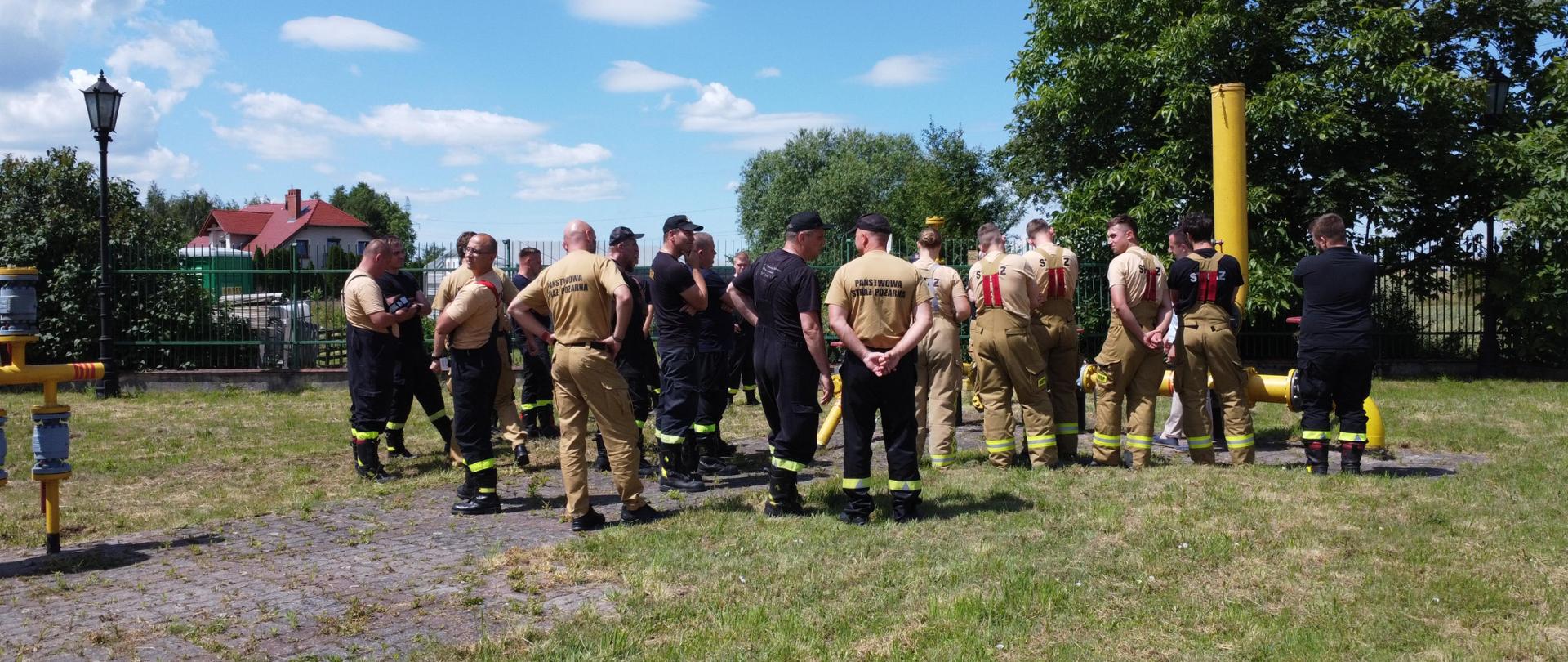 Strażacy na ćwiczeniach 