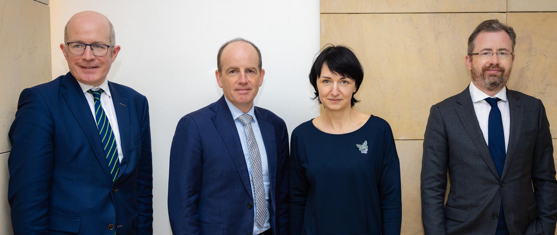 Spotkanie Podsekretarz Stanu MSZ Pani H. Mościckiej-Dendys z Sekretarzem Generalnym MSZ IE Joe Hackettem