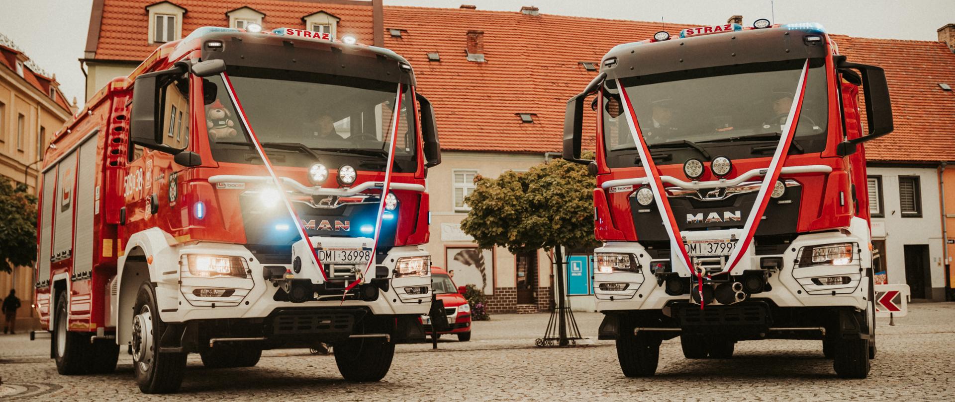 Nowe ciężkie samochody ratowniczo-gaśnicze dla OSP Milicz oraz OSP Sułów