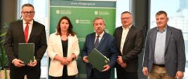 Podpisanie umowy w siedzibie NFOŚiGW