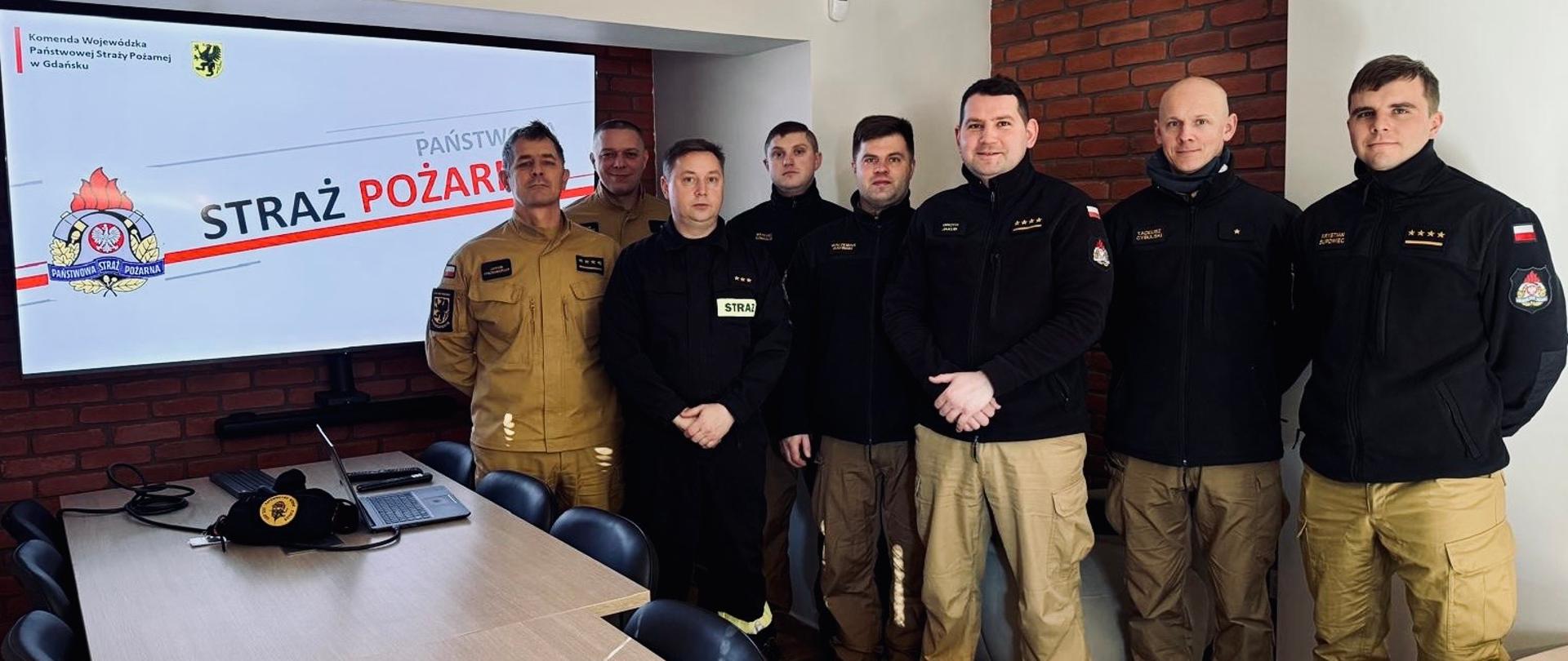 Odprawa szkoleniowa z dowódcami specjalistycznych grup ratownictwa wodno - nurkowego i sonarowego