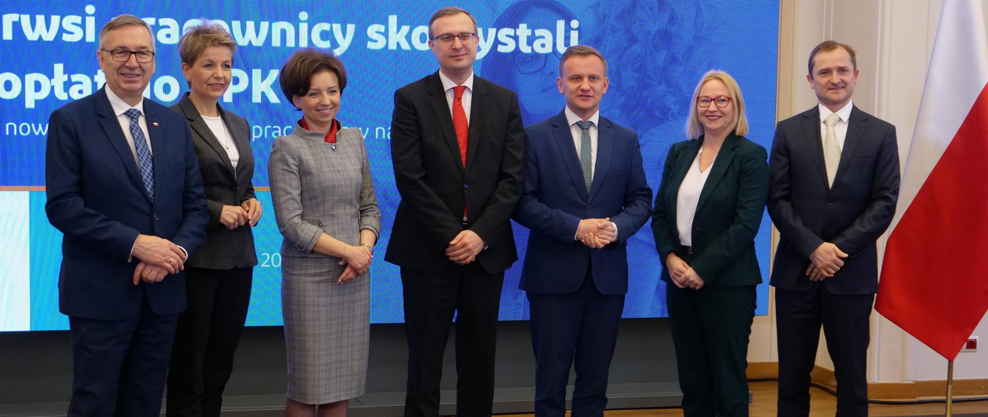 Zdjęcie z briefingu dot. PPK