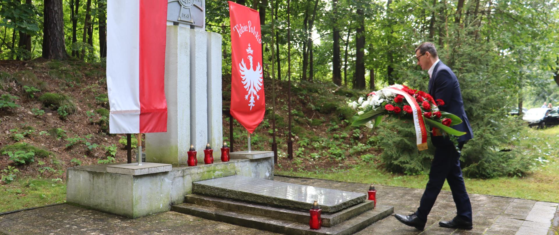 Premier RP w hołdzie Powstańcom Śląskim. 16 sierpnia 2021 r., Jełowa