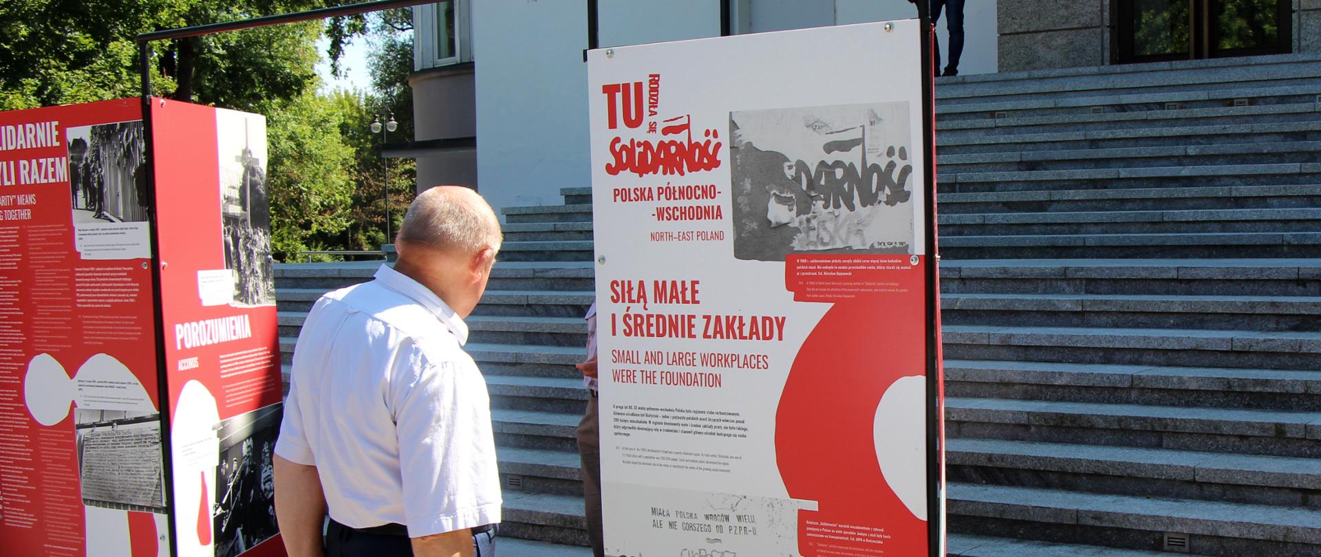 Otwarcie wystawy "Tu rodziła się Solidarność" w Białymstoku