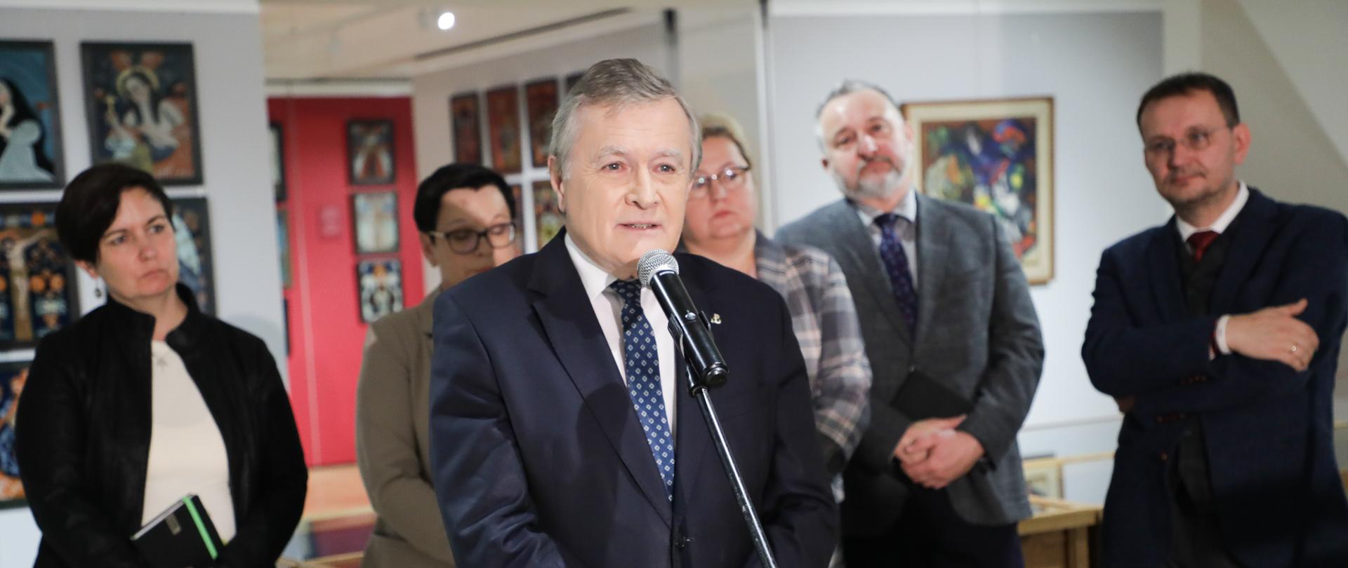 Wicepremier Piotr Gliński: „Trwa boom frekwencyjny w polskich muzeach”, fot, Danuta Matloch 