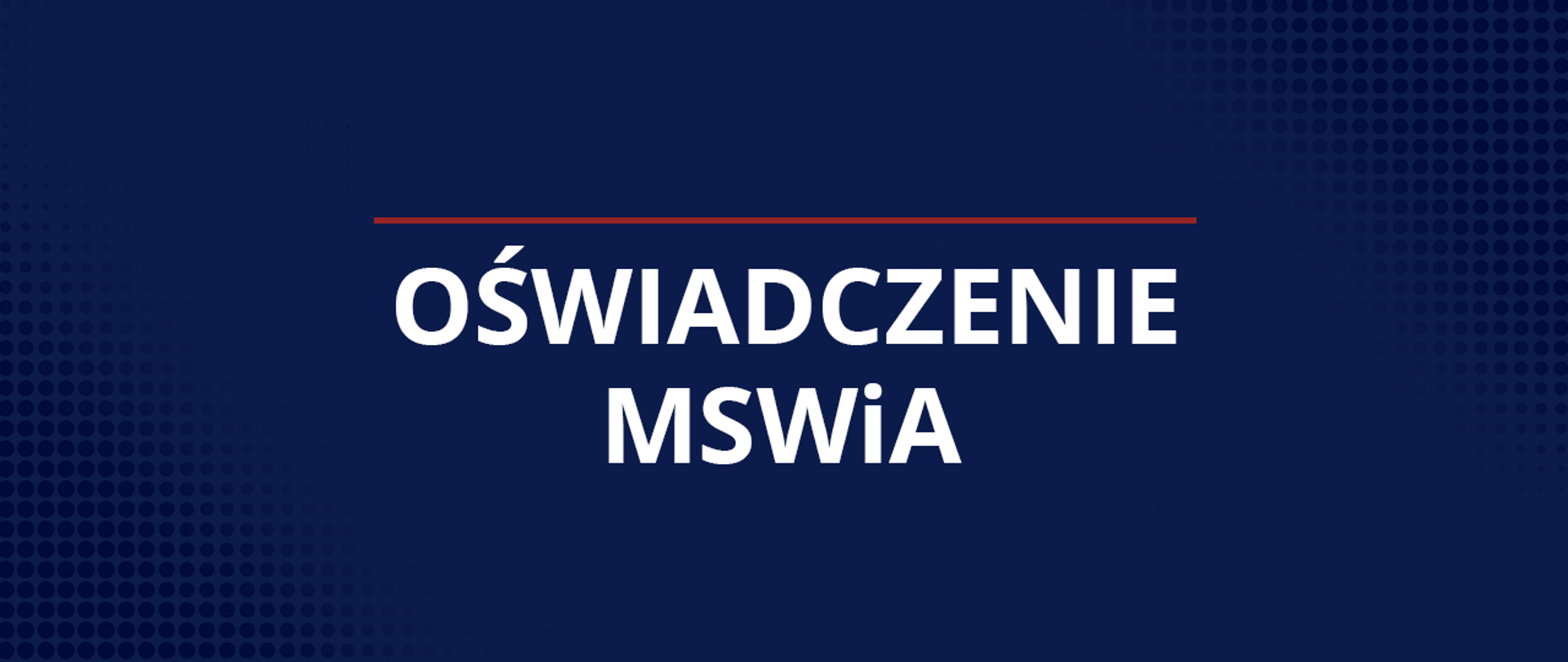 Oświadczenie