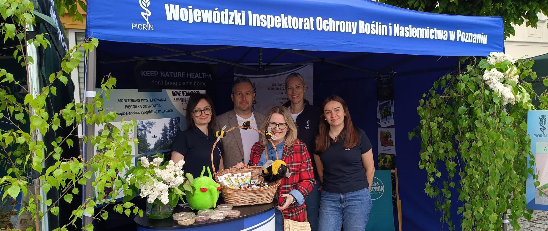 "Zielone miasteczko" w Gostyniu - stoisko WIORiN w Poznaniu zorganzowane przez Oddział w Gostyniu