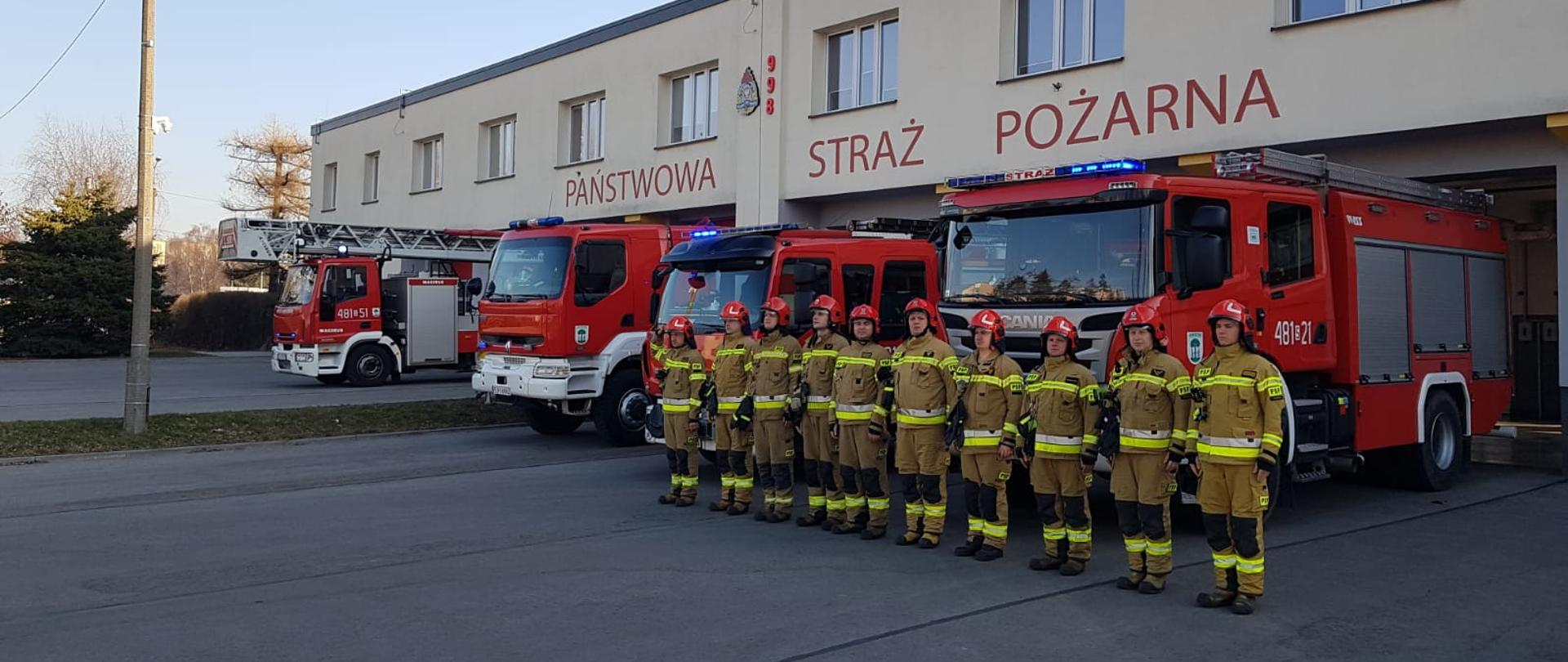 Minuta ciszy dla ukraińskich strażaków